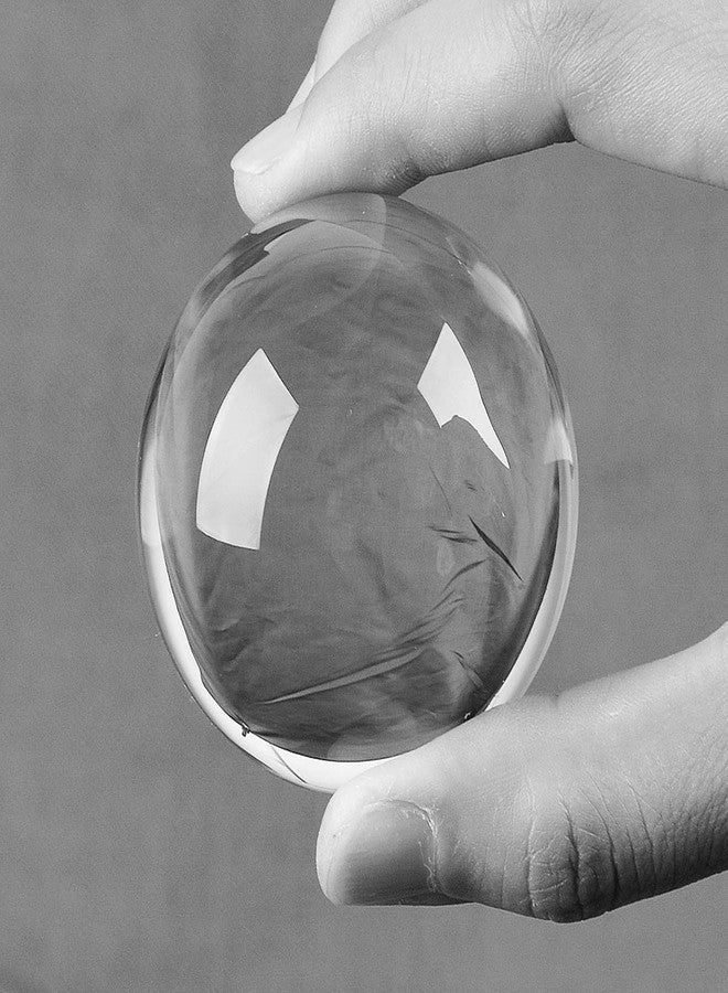 DSJUGGLING 60mm Clear Acrylic Contact Juggling Ball for Small Hands & Transparent Practice Juggling Ball 2.36" - Image 2
